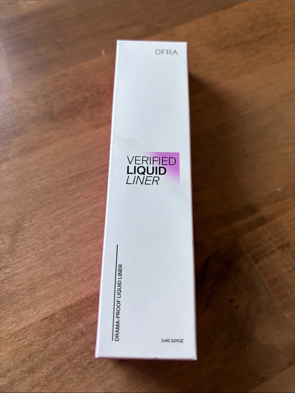 NEW OFRA COSMETICS VERIFIED LIQUID LINER - BROWN Drama-Proof